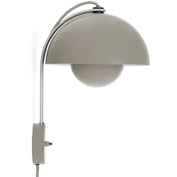 &Tradition - Flowerpot Wandleuchte VP8, grau beige