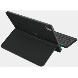 Logitech Flip Folio für iPad Pro (M4)/Air (M2/M3/5th Gen) Grau