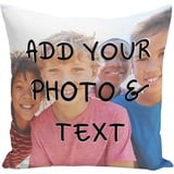 JINFU Foto-Kissen Selbst gestalten/Personalisierte Geschenk-Idee/Kopfkissen mit eigenem Foto/personalisiertes Kissen mit Foto (Doppelseitige Polyester, 40CMX40CM)