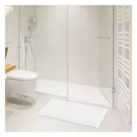 Intirilife Duschvorleger Weiß 80 x 50 cm
