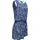 Ragwear Jumpsuit Zella schicker, kurzer Damen Overall mit floralem Print blau XXL (44)