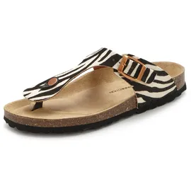 French Connection Pantolette Damen Schwarz/Weiß 40