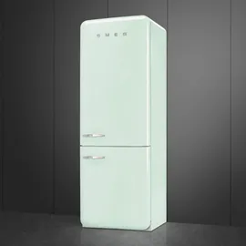 Smeg FAB38RPG6 Retro-Kühl-Gefrierkombination (481 l, 2050 mm hoch, Pastellgrün)