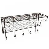 Ambiente Haus Wandregal onesize Antikbraun