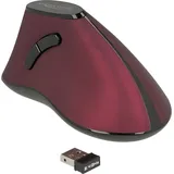 DeLock Wireless Ergonomische Vertikale Optische Maus rot/schwarz (12528)