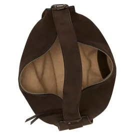Marc O'Polo Aamu Hobo Veloursleder Braun