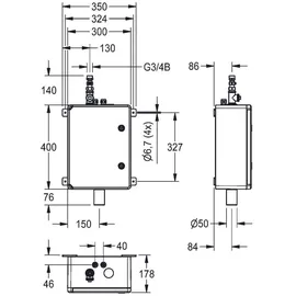KWC A3000open Strangspülmodul