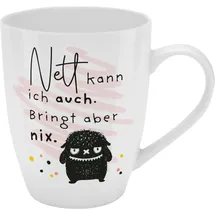 h:)ppy life Tasse 0,35 l Mehrfarbig 2 St.