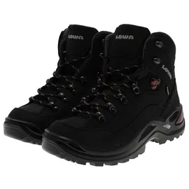 Lowa Renegade GTX Mid Damen Schwarz/Pflaume 41
