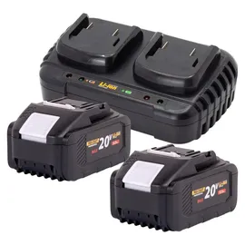 PROCRAFT Akku-Laubbläser VB20 inkl. 2 x 8,0 Ah + Doppelladegerät