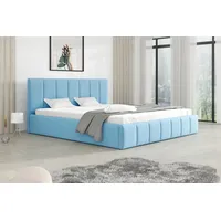 Fun Möbel Polsterbett Doppelbett DETROIT 120x200cm Stoff Magic Velvet