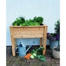 Gartenwelt Riegelsberger Stelzenhochbeet 90 x 45 x 75 cm Natur