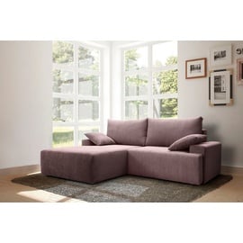 exxpo - sofa fashion Ecksofa »Orinoko, L-Form«, rosa