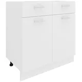 VCM Unterschrank Esilo 80 x 46 x 82 cm Weiß