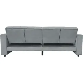 dorel home Schlafcouch Polyester 3-Sitzer Grau