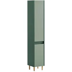 Tchibo - Hochschrank »Lovis« - 30x33x170cm - braun - Holz / Metall / Eschen-Massivholz