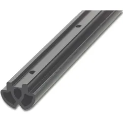 Kabelschiene Prisma, Länge 1152 mm, Kunststoff schwarz