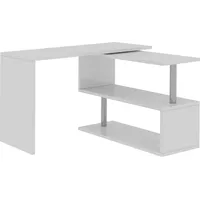 Schreibtisch »Volta«, multifunktional aufbaubar, Winkelschreibtisch, weiß + weiß, , 38359949-0 B/H/T: 120 cm x 75 cm x 50 cm