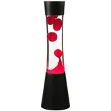 Licht-Erlebnisse Lavalampe Rot Schwarz 39 cm