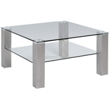 M2 Kollektion Couchtisch Cilo 1 in Silber, B/H/T = 78x41x78cm