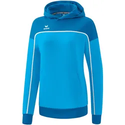 erima Change Hoodie Damen curacao/mykonos/weiß 40