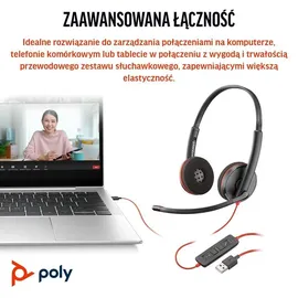 Poly Blackwire 3220 USB-C Stereo-Headset