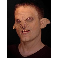 Maskworld Ohren aus Latex für Orks, Dämonen und andere LARP-Wesen - Braun - Kostüm-Zubehör für Halloween, Karneval & Horror-Party