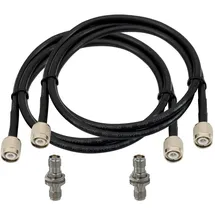 Omnitronic Antennenkabel TNC-Set 10 m Schwarz