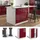 Vicco Kochinsel Fame-Line 60 x 82 x 30 cm Bordeaux