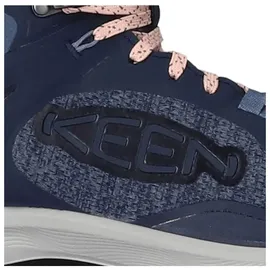Keen Damen Terradora Flex Mid Waterproof Wanderstiefel, Vintage Indigo/Peachy Keen - 40