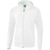 Kapuzensweatjacke weiss 2XL