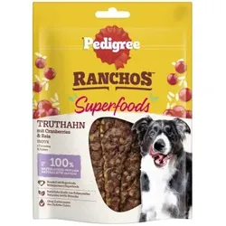 Pedigree Ranchos Superfoods 7x70g Truthahn