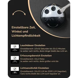 EDISHINE Außenwandleuchte Aluminium, Glas 191x120x150mm ohne Leuchtmittel Anthrazit