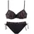 Buffalo Bügel-Bikini Damen Schwarz/Mehrfarbig 36 Cup G