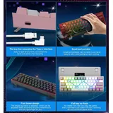 Redragon K617 RGB rote Schalter QWERTY