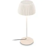 Briloner - LED Nachttischlampe mit Touch, dimmbar, warmweiß, Lichtkante, Tischlampe, Lampe, Schreibtischlampe, Tischleuchte, Bürolampe, Leselampe Bett, Leselicht, 14,3x36 cm, Altweiß
