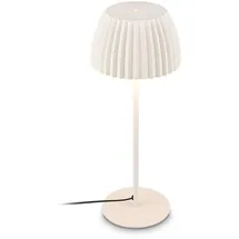 Briloner - LED Nachttischlampe mit Touch, dimmbar, warmweiß, Lichtkante, Tischlampe, Lampe, Schreibtischlampe, Tischleuchte, Bürolampe, Leselampe Bett, Leselicht, 14,3x36 cm, Altweiß