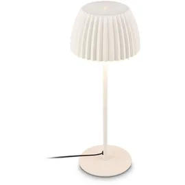 Briloner - LED Nachttischlampe mit Touch, dimmbar, warmweiß, Lichtkante, Tischlampe, Lampe, Schreibtischlampe, Tischleuchte, Bürolampe, Leselampe Bett, Leselicht, 14,3x36 cm, Altweiß