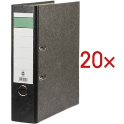 OTTO Office 20x Ordner breit schwarz, 8x32x28.5 cm