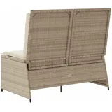 vidaXL Gartenbank 1-tlg Beige