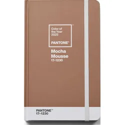 Pantone Liniertes Notizbuch Mokka