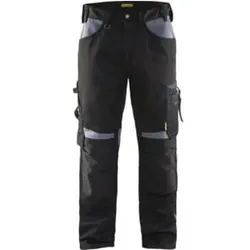 Blakläder Bundhose Handwerk, schwarz / grau, Konfektionsgröße 28