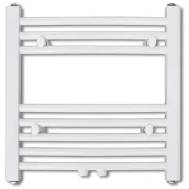 vidaXL Badheizkörper gebogen 480 x 480 mm weiß