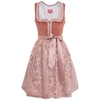 KRÜGER MADL & BUAM Trachtenkleid Midi Dirndl 2tlg. 60cm 415466 rose rosa 46