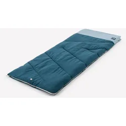 Camping-Schlafsack aus Baumwolle - Ultim Comfort 10° blau, blau|grau|grün, EINHEITSGRÖSSE