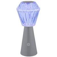 GLOBO Tischlampe Beistellleuchte Dekoleuchte RGB LED Kristall USB Touch