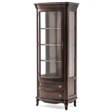 JVmoebel Vitrine 50 x 200 x 79 cm Braun