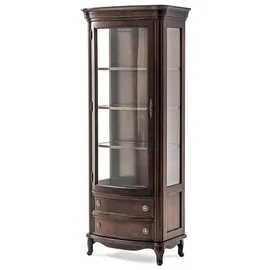 JVmoebel Vitrine 50 x 200 x 79 cm Braun