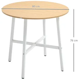 Homcom Ø 80 cm natur