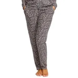 Damella Knitted Lounge Pants Rosa Muster Medium Damen